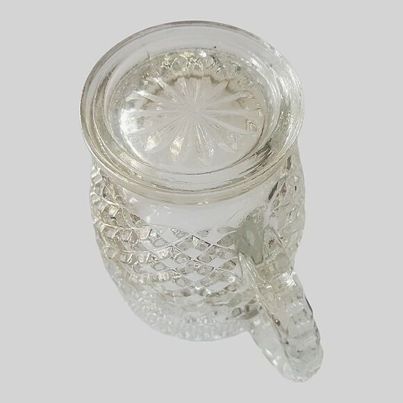 Vintage cut glass milk pitcher - Picture 4 of 4